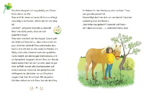 Buchcover und Innenansicht für das Buch: Zauberhufe - Unser magischer Ponyhof - Lieblings-Pony gesucht