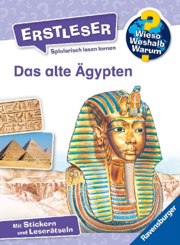 Buchcover und Innenansicht für das Buch: Wieso? Weshalb? Warum? Erstleser, Band 9 - Das alte Ägypten