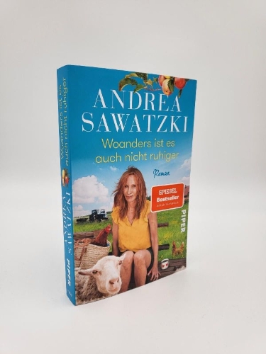 Buchcover und Innenansicht für das Buch: Woanders ist es auch nicht ruhiger