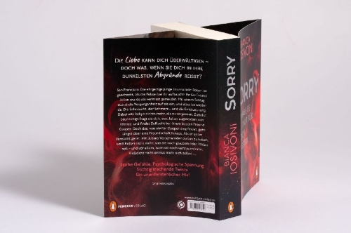 Buchcover und Innenansicht für das Buch: SORRY. Ich habe es nur für dich getan