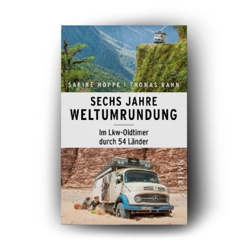 Buchcover und Innenansicht für das Buch: Sechs Jahre Weltumrundung