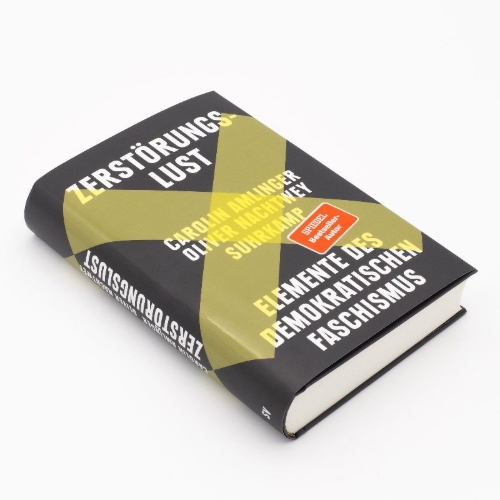 Buchcover und Innenansicht für das Buch: Zerstörungslust