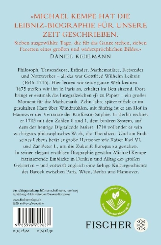 Buchcover und Innenansicht für das Buch: Die beste aller möglichen Welten