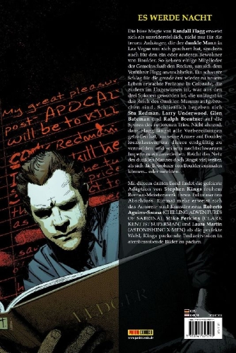Buchcover und Innenansicht für das Buch: The Stand: No Man's Land #1-#5; The Stand: The Night has come #1-#6