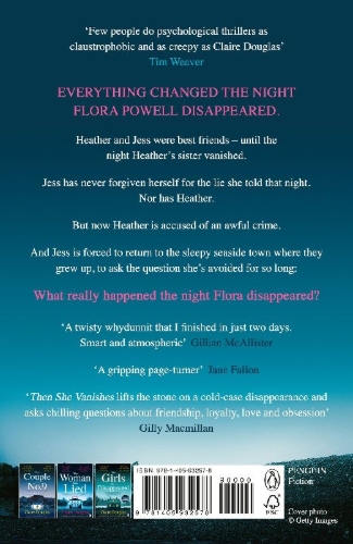 Buchcover und Innenansicht für das Buch: Then She Vanishes