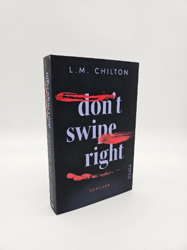 Buchcover und Innenansicht für das Buch: Don't Swipe Right