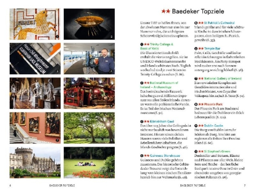 Buchcover und Innenansicht für das Buch: Baedeker SMART Reiseführer Dublin