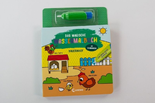 Buchcover und Innenansicht für das Buch: Mes Premiers Dessins Magiques - La Ferme