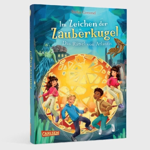 Buchcover und Innenansicht für das Buch: Im Zeichen der Zauberkugel 10: Das Rätsel von Atlantis