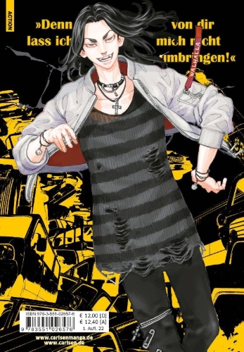 Buchcover und Innenansicht für das Buch: Tokyo (Manji) Revengers