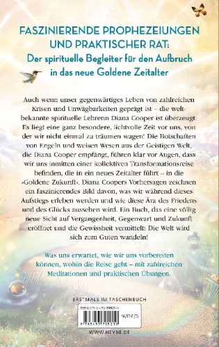 Buchcover und Innenansicht für das Buch: The Golden Future. What to Expect and How to Reach the Fifth Dimension