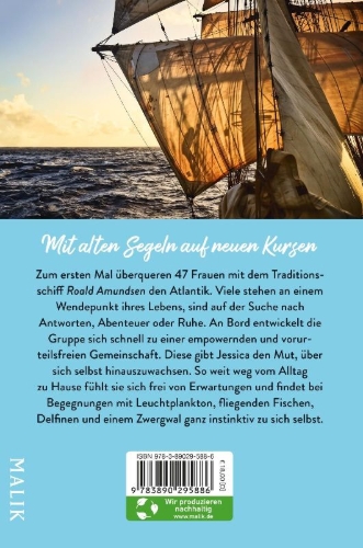Buchcover und Innenansicht für das Buch: Freiheit, Wind und Mut