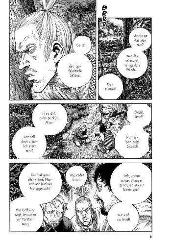 Buchcover und Innenansicht für das Buch: Vinland Saga