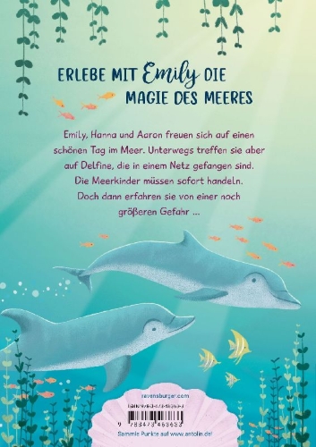 Buchcover und Innenansicht für das Buch: The Word of Emily Windsnap: Dolphin Rescue