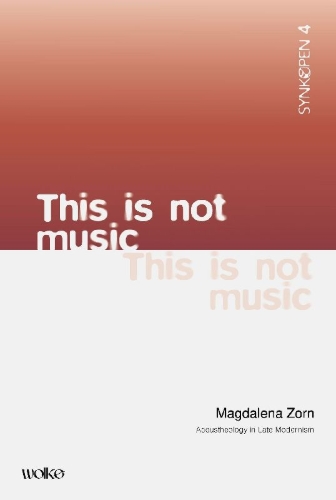 Buchcover und Innenansicht für das Buch: This is not Music