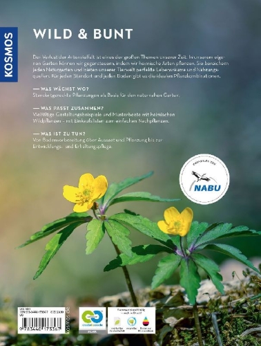 Buchcover und Innenansicht für das Buch: Wild & bunt