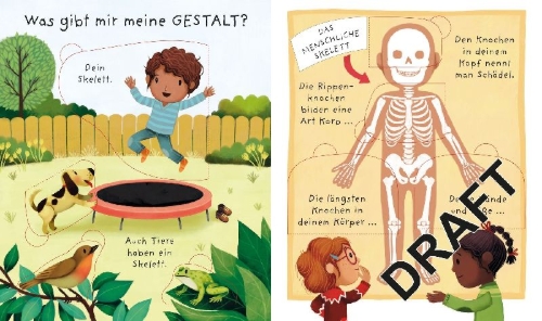 Buchcover und Innenansicht für das Buch: Was passiert in meinem Körper?