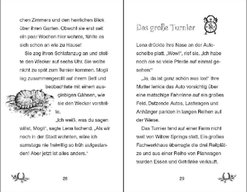 Buchcover und Innenansicht für das Buch: Ponyhof Apfelblüte 02. Paulina und Lancelot