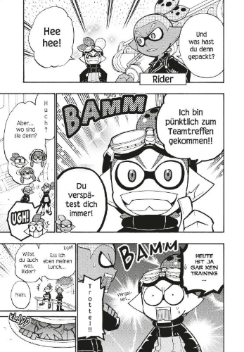 Buchcover und Innenansicht für das Buch: Splatoon