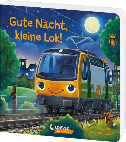 Buchcover und Innenansicht für das Buch: Gute Nacht, kleine Lok!