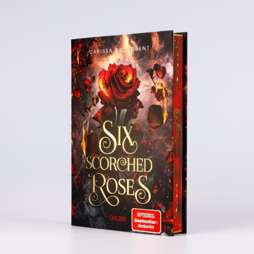 Buchcover und Innenansicht für das Buch: Six Scorched Roses