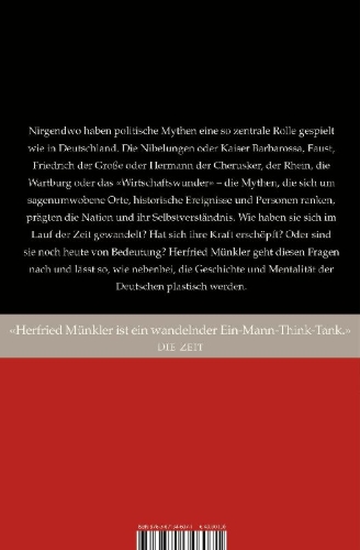 Buchcover und Innenansicht für das Buch: Die Deutschen und ihre Mythen