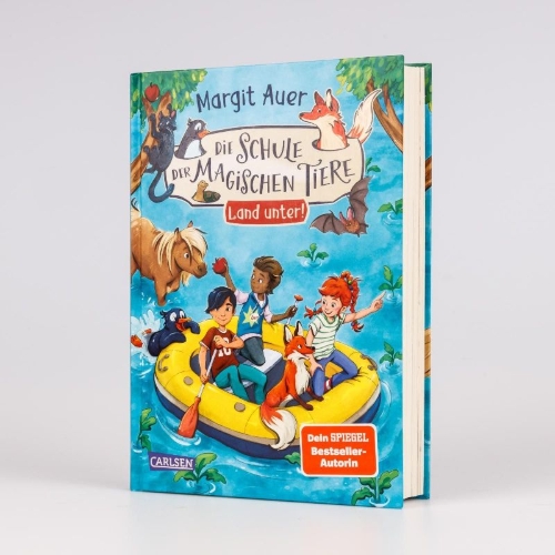 Buchcover und Innenansicht für das Buch: Die Schule der magischen Tiere Neuausgabe 16: Land unter!