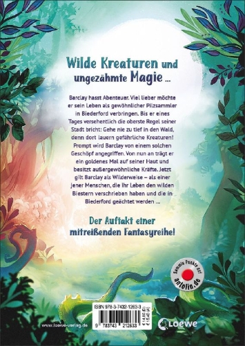 Buchcover und Innenansicht für das Buch: Wilderlore - The Accidental Apprentice