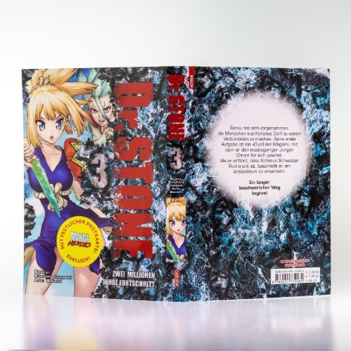 Buchcover und Innenansicht für das Buch: Dr. Stone