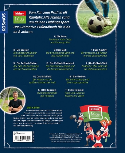Buchcover und Innenansicht für das Buch: Fußball
