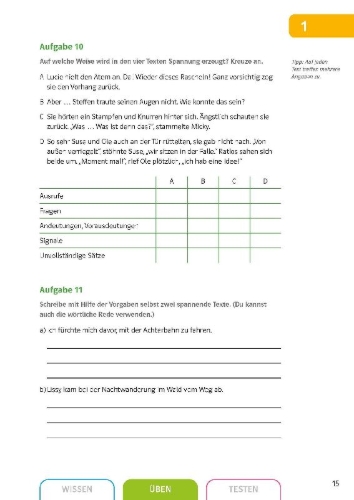 Buchcover und Innenansicht für das Buch: Sicher in Deutsch Aufsatz 5./6. Klasse