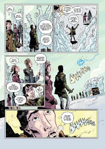 Buchcover und Innenansicht für das Buch: Cixin Liu: Meer der Träume (Graphic Novel)