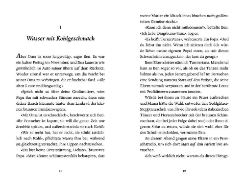 Buchcover und Innenansicht für das Buch: Gangsta Granny