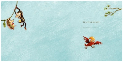 Buchcover und Innenansicht für das Buch: Mein großes Zoo Kindergarten-Freundebuch