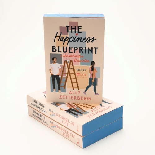 Buchcover und Innenansicht für das Buch: The Happiness Blueprint