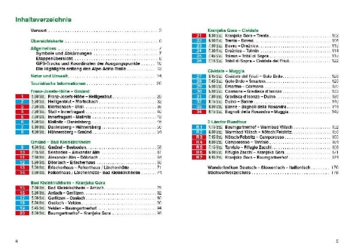 Buchcover und Innenansicht für das Buch: AlpeAdriaTrail