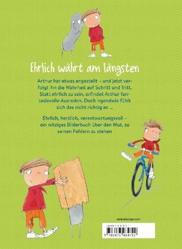 Buchcover und Innenansicht für das Buch: The Truth according to Arthur