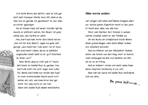 Buchcover und Innenansicht für das Buch: Bennos Bestie