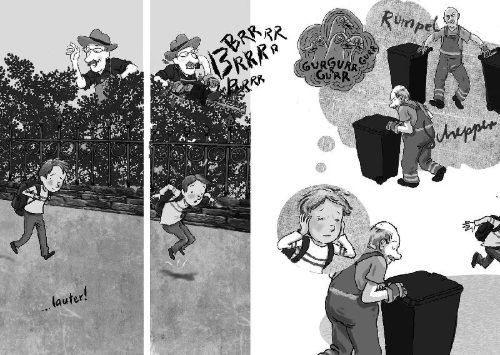 Buchcover und Innenansicht für das Buch: Bennos Bestie