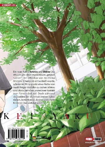 Buchcover und Innenansicht für das Buch: Kei x Yaku: Gefährliche Partner 10