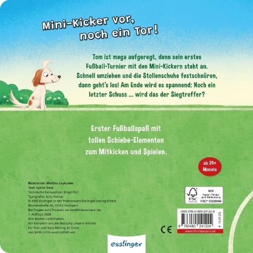 Buchcover und Innenansicht für das Buch: Schuss und TOR!