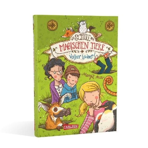 Buchcover und Innenansicht für das Buch: Die Schule der magischen Tiere 02: Voller Löcher!