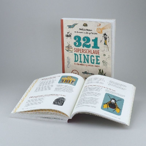 Buchcover und Innenansicht für das Buch: 321 superslimme dingen die je moet weten voor je 13 wordt