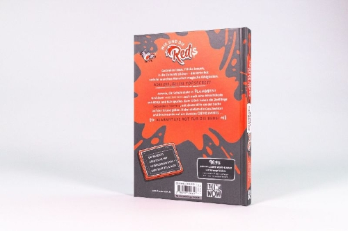 Buchcover und Innenansicht für das Buch: Red - Der Club der magischen Kinder (Band 1) - Alles im roten Bereich
