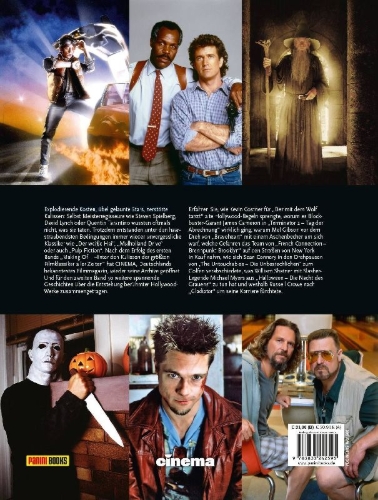 Buchcover und Innenansicht für das Buch: Cinema präsentiert: Making of - Hinter den Kulissen der grössten Filmklassiker aller Zeiten