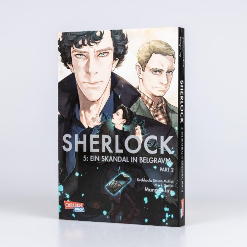 Buchcover und Innenansicht für das Buch: Sherlock