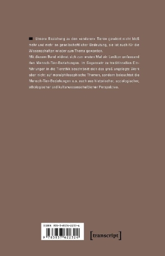 Buchcover und Innenansicht für das Buch: Lexikon der Mensch-Tier-Beziehungen