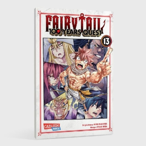 Buchcover und Innenansicht für das Buch: Fairy Tail: 100 Years Quest