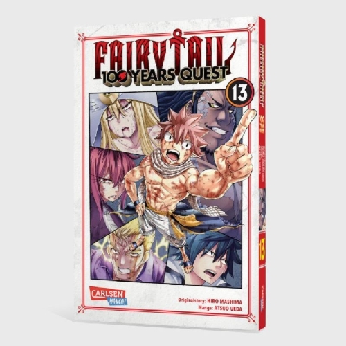 Buchcover und Innenansicht für das Buch: Fairy Tail: 100 Years Quest