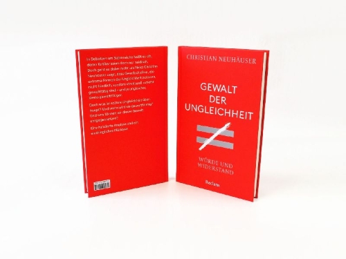 Buchcover und Innenansicht für das Buch: Gewalt der Ungleichheit. Würde und Widerstand